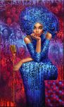 Michael Cheval Michael Cheval Lady Blues (SN) (Stretched)